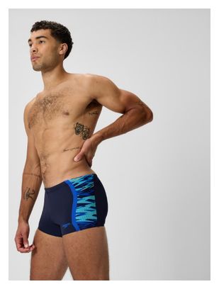 Bañador bóxer Speedo para hombre Hyperboom Splice azul marino