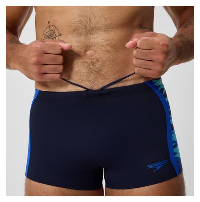 Bañador bóxer Speedo para hombre Hyperboom Splice azul marino