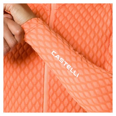Castelli Ventra Thermal Women's Long-Sleeve Jersey, Orange