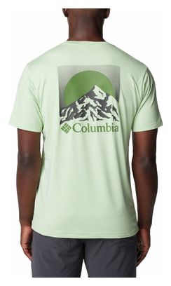 Columbia Kwick Hike Grafisch Groen Technisch T-shirt
