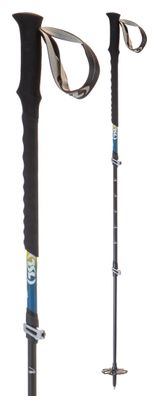 Bastones de senderismo TSL Outdoor Tour Carbon Compact 3 Cross Twist Amarillo