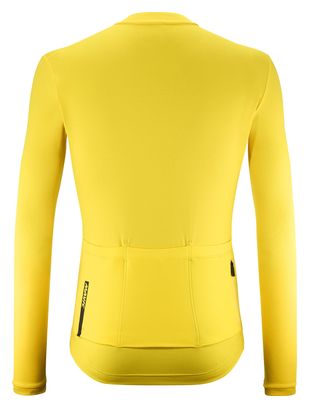 Mavic Aksium Thermo Langarm Trikot Gelb