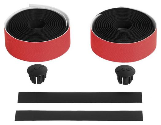 Massi Dual Wave Handlebar Tape Black / Neon Red
