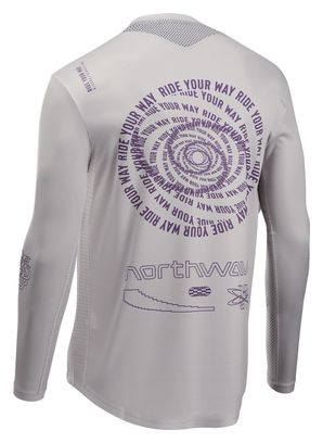 Northwave Edge 2 Herren Langarmtrikot Grau