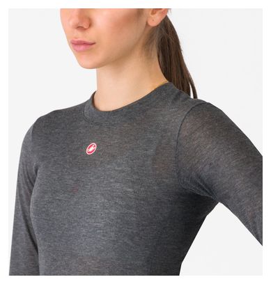 Castelli Medio Grijs Dames Lange Mouw Onder Trui