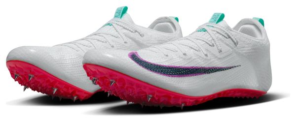 Nike Zoom Superfly Elite 2 Track and Field Schoenen Wit/Rood/Paars Unisex