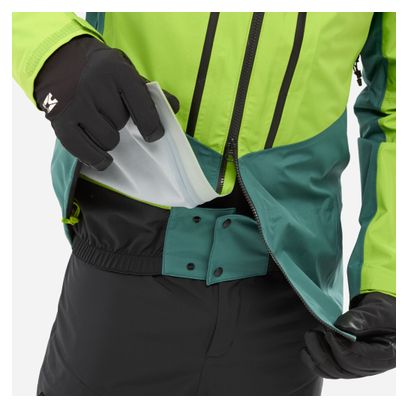 Veste Imperméable Millet M White 3L Vert Homme