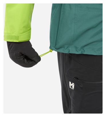 Veste Imperméable Millet M White 3L Vert Homme