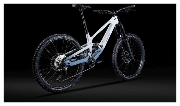 Lapierre Spicy CF 6.9 Full-Suspension Mountain Bike with Shimano 12-Speed (29/27.5") Matte White/Blue 2025