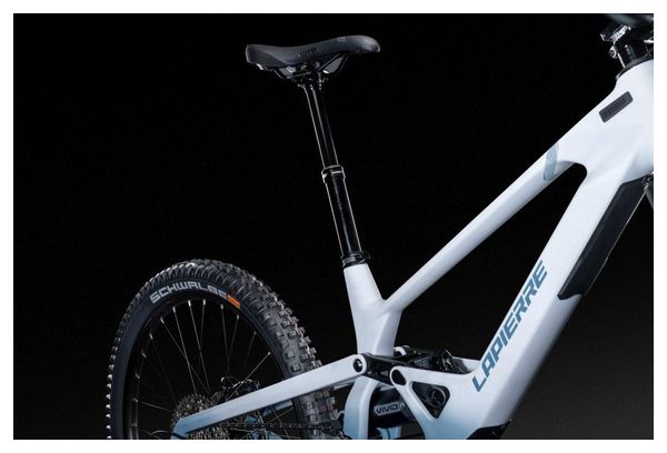 Lapierre Spicy CF 6.9 Full-Suspension Mountain Bike with Shimano 12-Speed (29/27.5") Matte White/Blue 2025