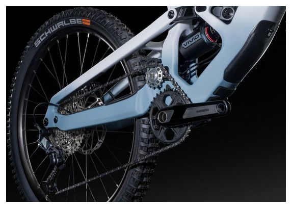 Lapierre Spicy CF 6.9 Full-Suspension Mountain Bike with Shimano 12-Speed (29/27.5") Matte White/Blue 2025