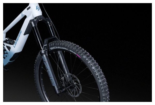 Lapierre Spicy CF 6.9 Full-Suspension Mountain Bike with Shimano 12-Speed (29/27.5") Matte White/Blue 2025