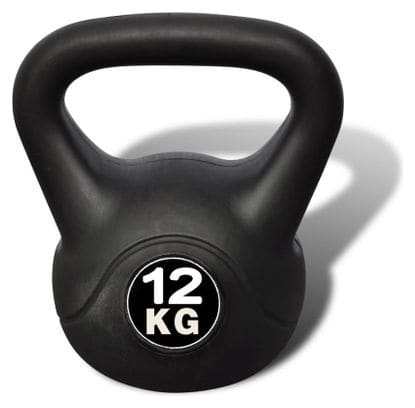 Kettlebell haltère poids musculation haltérophilie exercices gym 12 kg