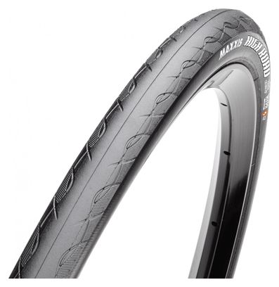 Neumático de carretera Maxxis High Road V1 700 mm Flexible Tubeless Ready K2 Kevlar HYPR Compound 120 TPI Black