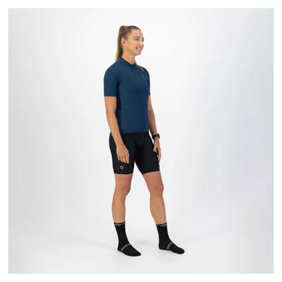 Maillot Manches Courtes Rogelli Core Femme Bleu foncé