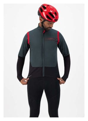 Veste Velo Hiver Rogelli Infinite - Homme - Gris/Noir/Rouge