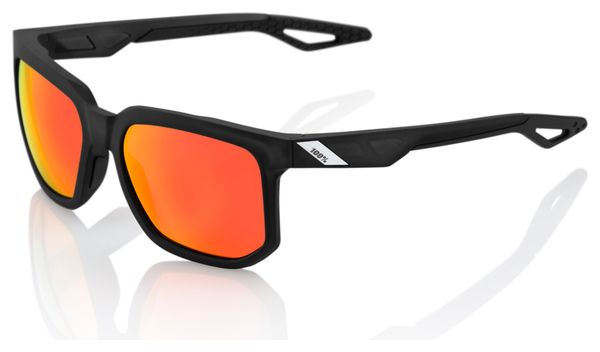 Brille 100% Centric Schwarz Gläser Rot Iridium