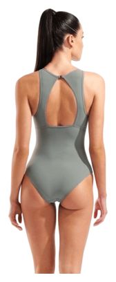 Maillot de Bain Arena Mesh Angle Vert Femme