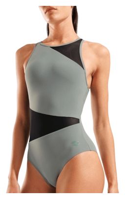 Maillot de Bain Arena Mesh Angle Vert Femme