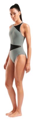 Maillot de Bain Arena Mesh Angle Vert Femme