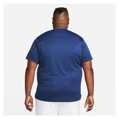 Camiseta de manga corta Nike Dri-Fit Miler Azul