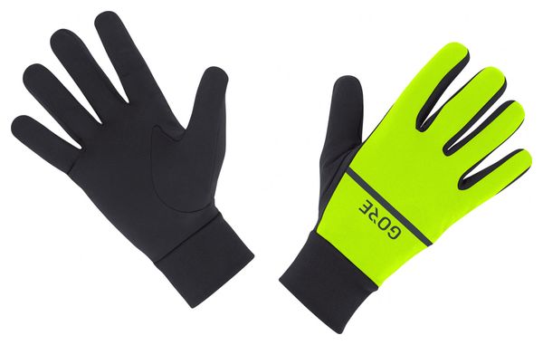 Paar Handschuhe Gore Wear R3 Gelb Fluo Schwarz