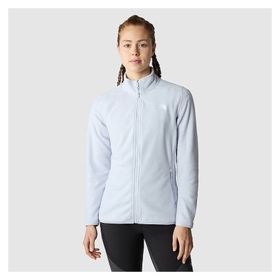 Veste Polaire Femme The North Face 100 Glacier Full Zip Bleu Clair