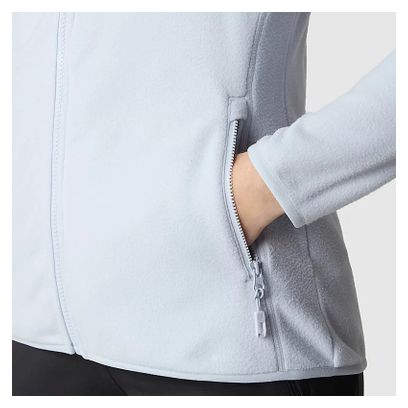 The North Face 100 Glacier Full Zip Light Blue Women's Fleece Jacket