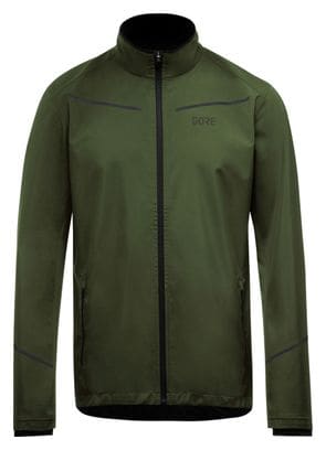 Gore Wear R3 Partial Gore-Tex Infinium Khaki Running Jacke