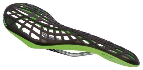 Selle Tioga Spyder Outland Acier CrMo Noir/Vert