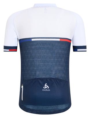 Odlo Performance Short Sleeve Jersey France Blue
