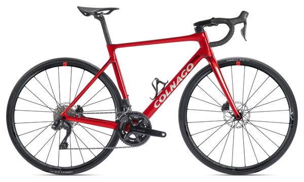 Colnago V4 racefiets met Shimano 105 12V, 700 mm, rood