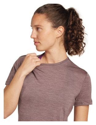 T-shirt Manches Courtes Femme Icebreaker Merino 125 Cool-Lite Sphere 3 Marron