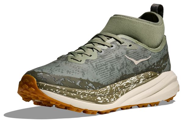 Zapatillas de trail Hoka Speedgoat 6 Mid GTX Caqui para hombre