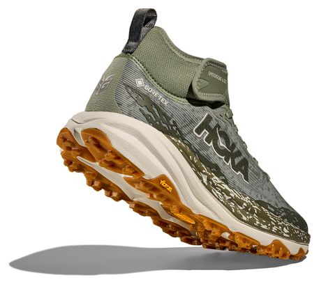 Zapatillas de trail Hoka Speedgoat 6 Mid GTX Caqui para hombre