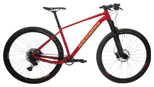 Hardtail-Mountainbike Rockrider XC120 Sram NX 12v Rot T.L 175/184 cm – generalüberholtes Produkt