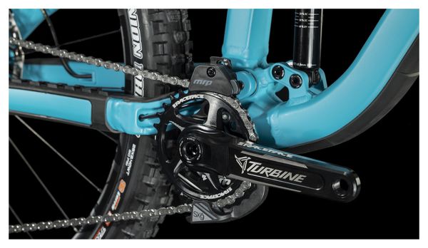 VTT Tout-Suspendu Cube Stereo One77 Race Shimano XT 12V 29'' Bleu Bondi 2024
