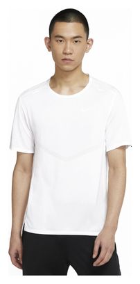 Maillot Manches Courtes Nike Dri-Fit Rise 365 Blanc