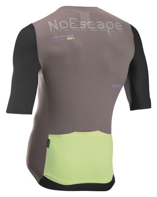 Northwave Extreme Evo Heren Trui Korte Mouw Grijs/Zwart