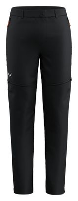 Salewa Puez Talveno Pantalón Convertible Hombre Negro