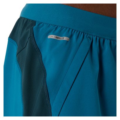 Pantaloncini 2 in 1 Asics Road 5in blu da uomo