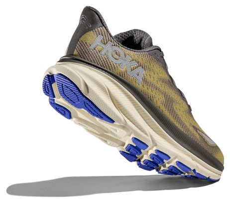 Chaussures Running Hoka Clifton 9 GTX Kaki Homme