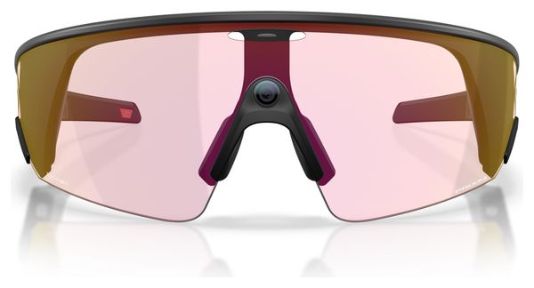 Oakley Meta Vanguard AI Sunglasses - Black / Prizm Transitions Ember / Ref: OW8001-09