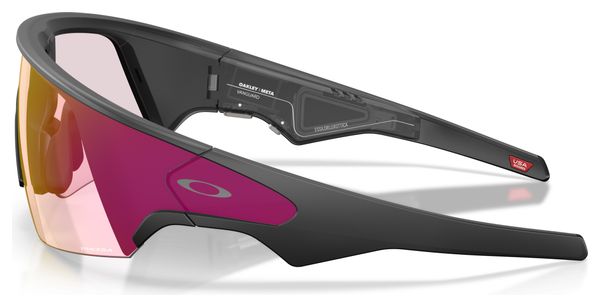 Oakley Meta Vanguard AI Sunglasses - Black / Prizm Transitions Ember / Ref: OW8001-09
