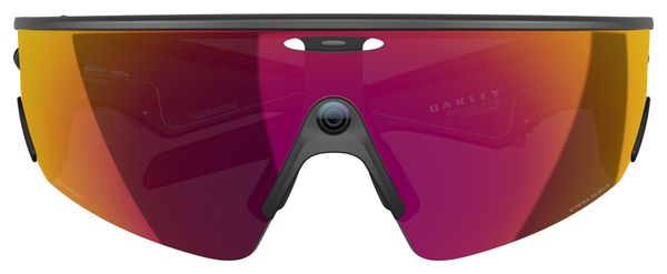 Oakley Meta Vanguard AI Sunglasses - Black / Prizm Transitions Ember / Ref: OW8001-09