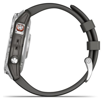 Reloj deportivo Garmin Epix plateado / negro
