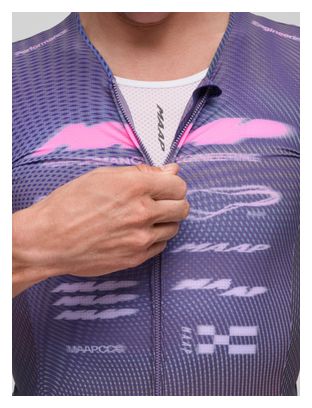 Maillot de manga corta Maap Beta Pro Aero violeta para hombre