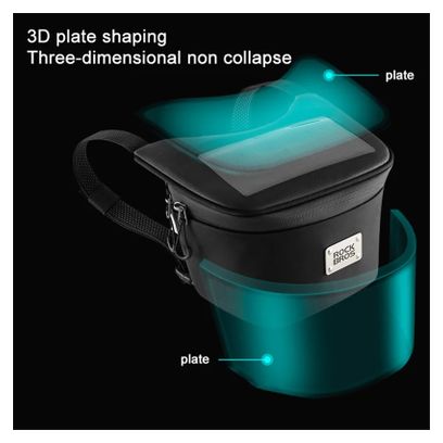 Waterproof front bag with touchscreen for scooter