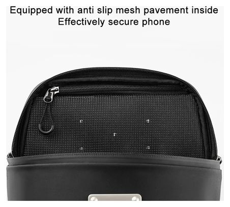 Waterproof front bag with touchscreen for scooter