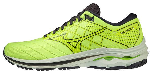 Chaussures de Running Mizuno Wave Inspire 18 Jaune Bleu